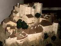 model hradu - pohled od západu k východu