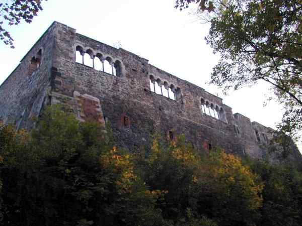 palác - severní stěna