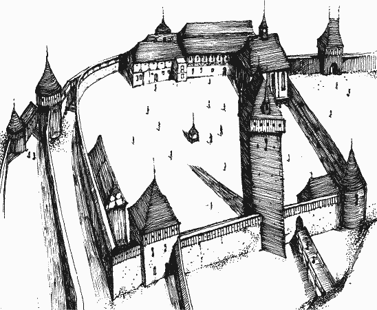 pokus o rekonstrukci hradu v polovině 17. stol.