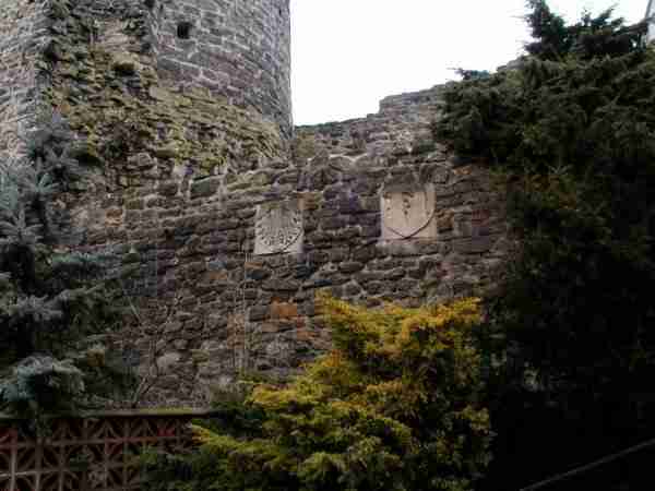 vnj lc vchodn hradby s heraldickou vzdobou
