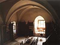 žebrově klenutá knihovna v paláci Jana II. z Pernštejna