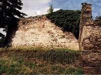 jižní bok předsunutého opevnění z přeolmu 15. a 16. století